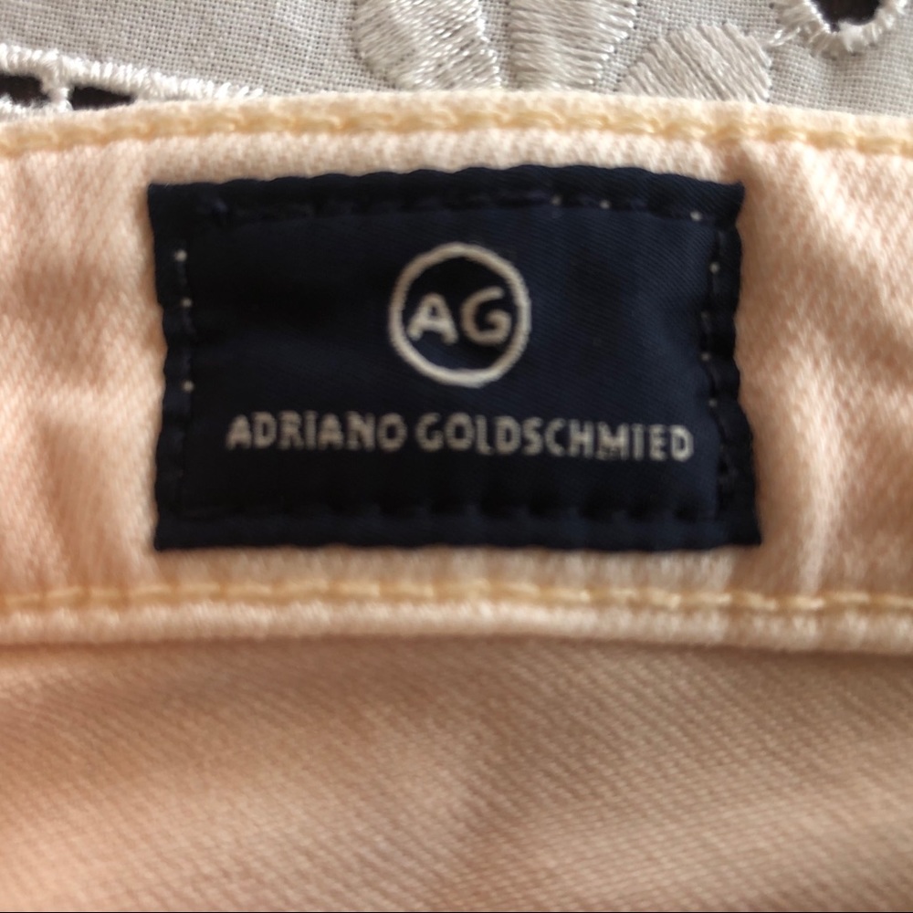 NWT AG Adriano Goldschmied Mid-Rise Blush/Pale Pink Prima Jeans - Picture 2 of 10